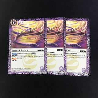 風切りヘビ 3枚② 3枚