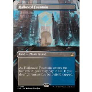 (フルアート)神聖なる泉/Hallowed Fountain《英語》【RVR】 1枚