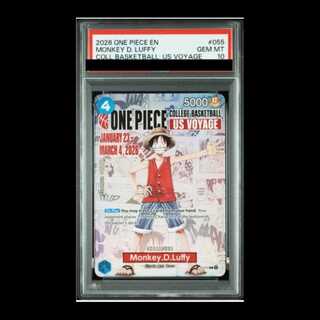 [PSA10] Monkey D. Luffy (English Version) (COLLEGE BASKETBALL US VOYAGE) [P] {P-055} 1枚