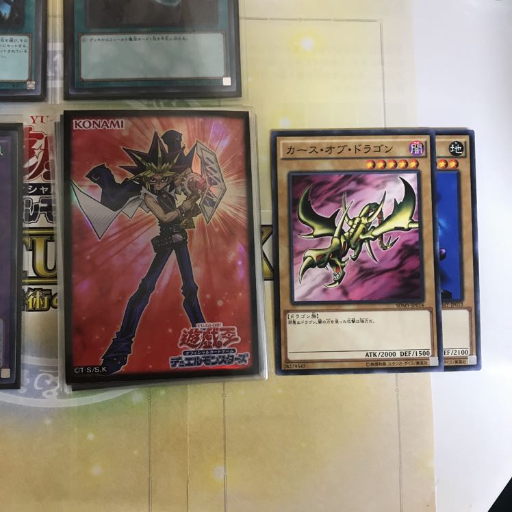 暗黒騎士ガイアデッキ 遊戯王 スリーブなし