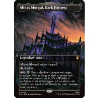 [EX+] (FOIL) (Full Art) Minas Morgul, Dark Fortress 《English》 [HOC] 1枚