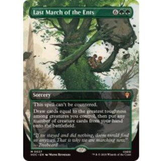 [EX+](FOIL)(フルアート)エント最後の進軍/Last March of the Ents《英語》【HOC】 1枚