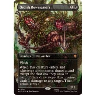 [EX+](FOIL)(フルアート)オークの弓使い/Orcish Bowmasters《英語》【HOC】 1枚