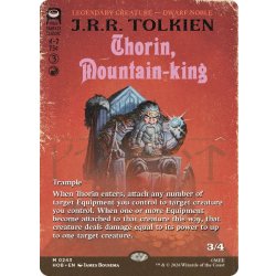 (FOIL) (Full Art) Thorin, Mountain-king 《English》 [HOB] 1枚