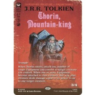 (FOIL) (Full Art) Thorin, Mountain-king 《English》 [HOB] 1枚