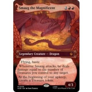 (FOIL)(フルアート)壮大なる者、スマウグ/Smaug the Magnificent《英語》【HOB】 1枚