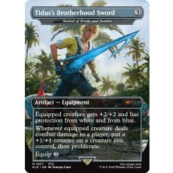 (FOIL)(1867) Tidus's Brotherhood Sword // Sword of Truth and Justice/Sword of Truth and Justice《English》【SLD】 1枚