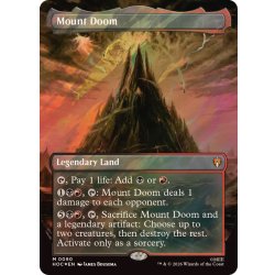 [EX+] (Surge FOIL) Damnation's Mountain/Mount Doom (English) [HOC] 1枚