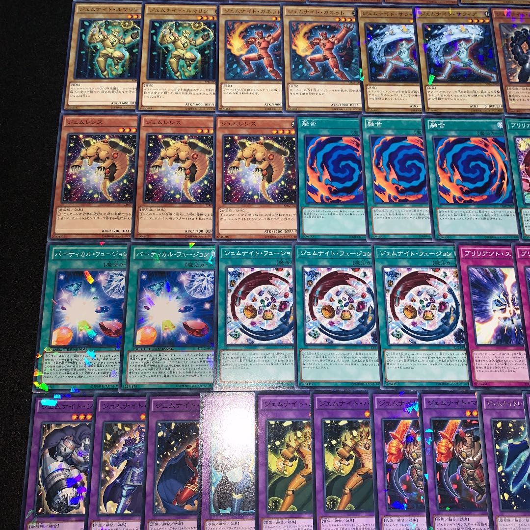 遊戯王 No.300 ジェムナイト ガチ構築 デッキ40枚＋EX15枚