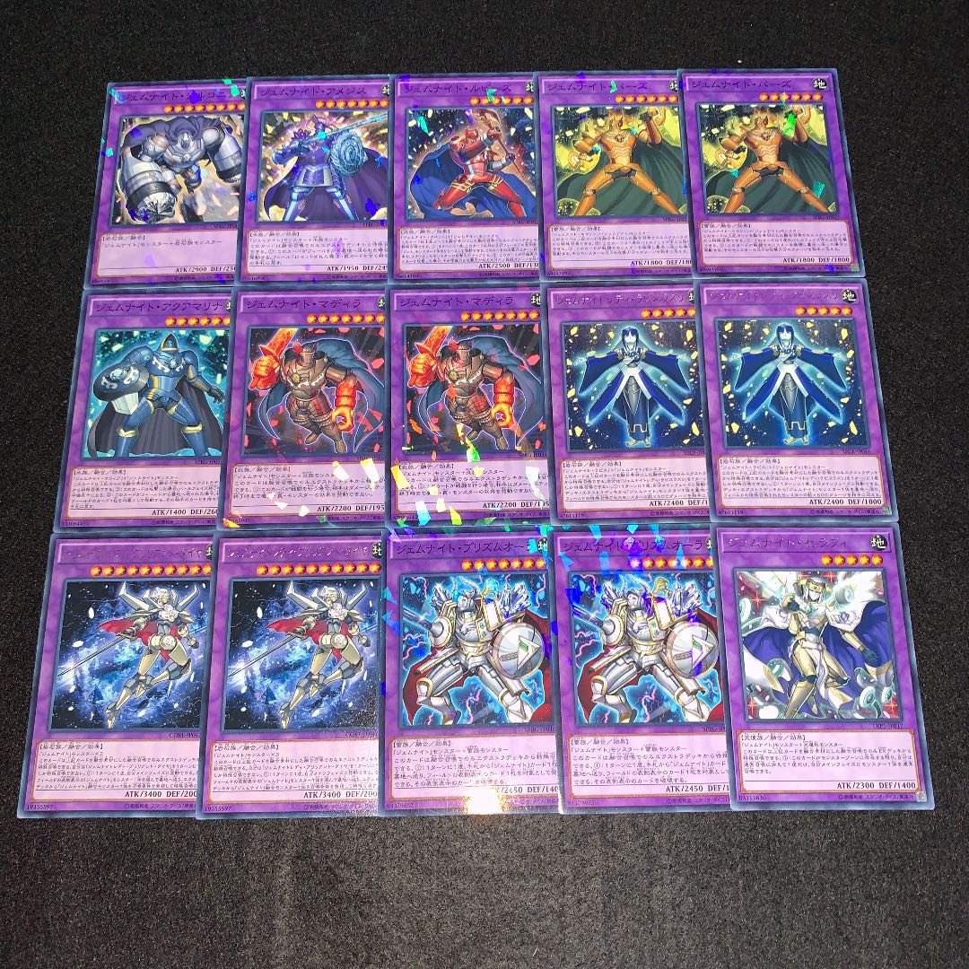 遊戯王 No.300 ジェムナイト ガチ構築 デッキ40枚＋EX15枚