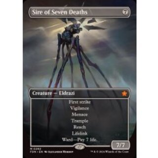 [EX] (Full Art) Sire of Seven Deaths (English) [FDN] 1枚