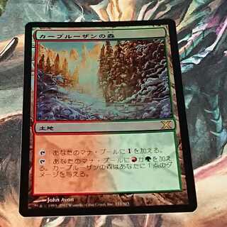 【MTG】カープルーザンの森(日)foil 第10版
