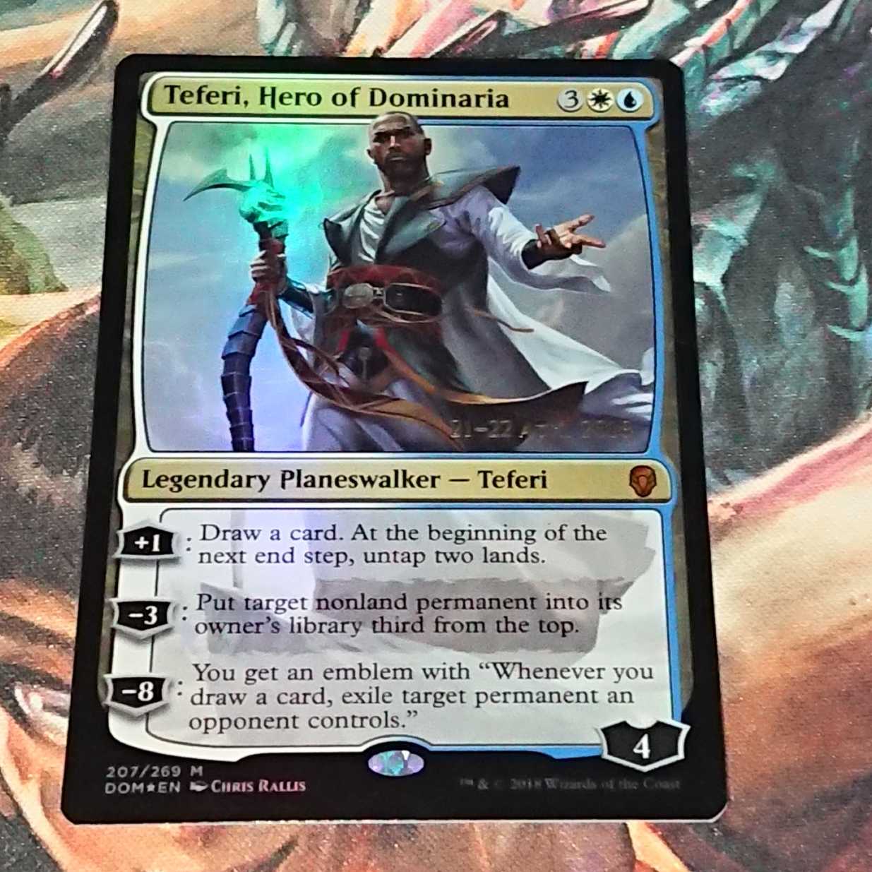 【MTG】ドミナリアの英雄、テフェリー 英語プレリ版