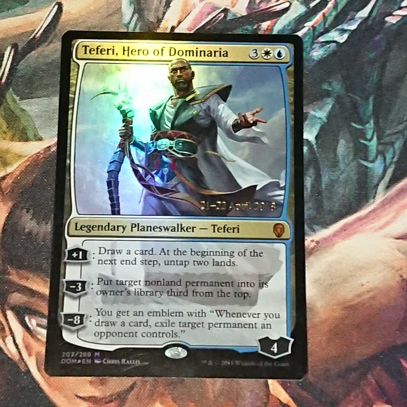 【MTG】ドミナリアの英雄、テフェリー 英語プレリ版