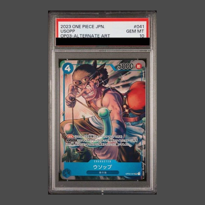 【PSA10】ウソップ(パラレル) P-SR OP03-041 1枚