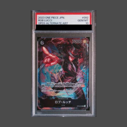 【PSA10】ロブ・ルッチ(パラレル) P-SR OP03-092 1枚