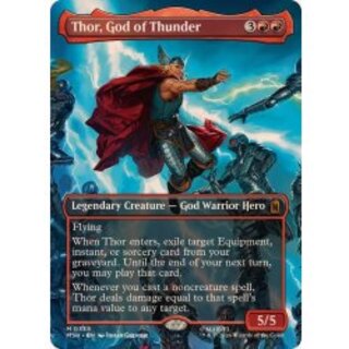 (Full Art) (0338) Thor, God of Thunder 《English》 [MSH] 1枚