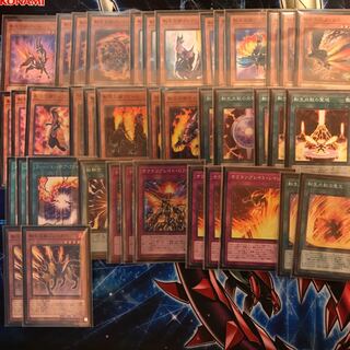 スリーブ付き転生炎獣 デッキ