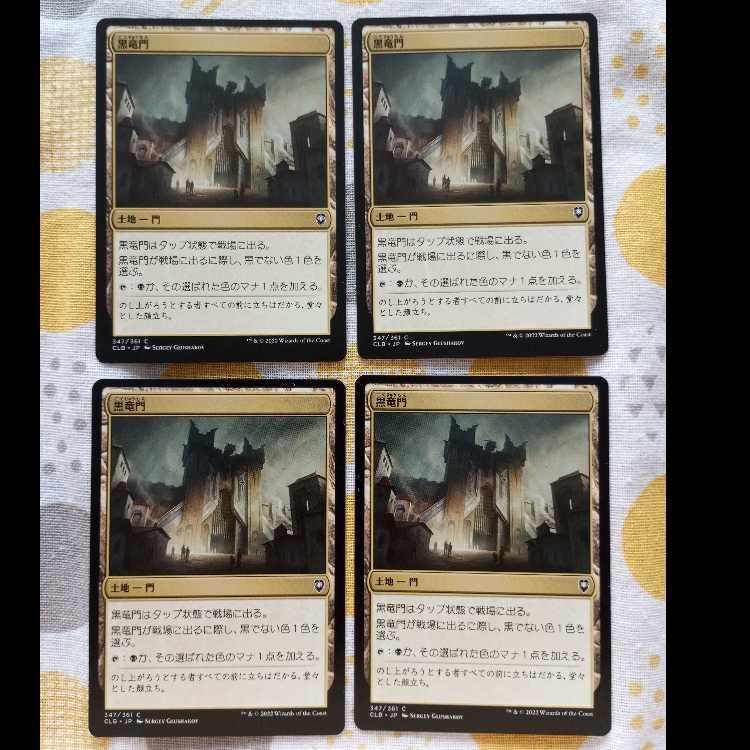 Black Dragon Gate 4枚