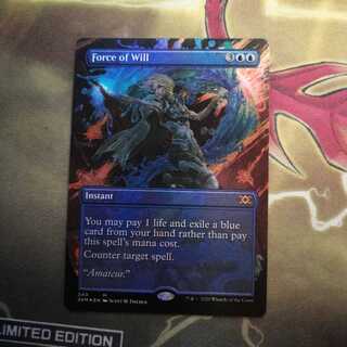 意志の力 foil 拡張アート 英語版 Force of will