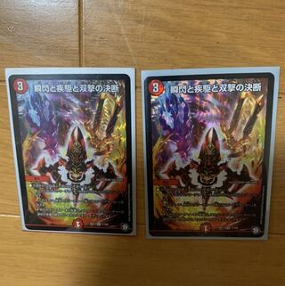 瞬閃と疾駆と双撃の決断