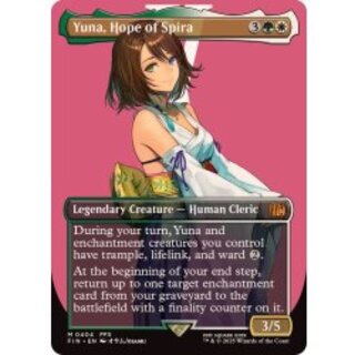 [EX](フルアート)(0404)スピラの希望、ユウナ/Yuna, Hope of Spira《英語》【FIN】 1枚