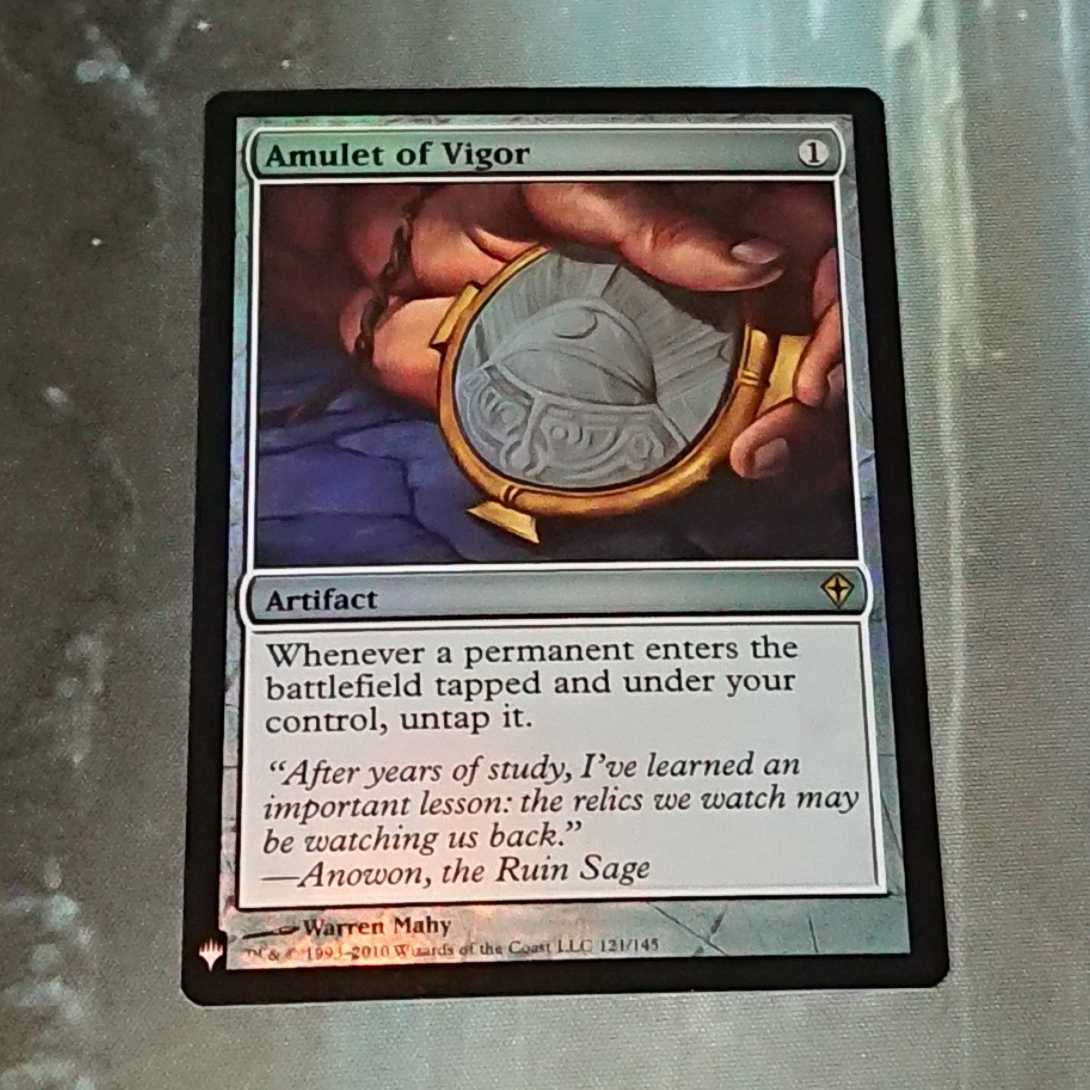 【MTG】精力の護符 foilミステリーブースター