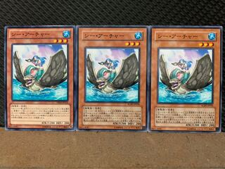 【ぽぽたん】遊戯王 4663 シー・アーチャー 3枚 ノーマル