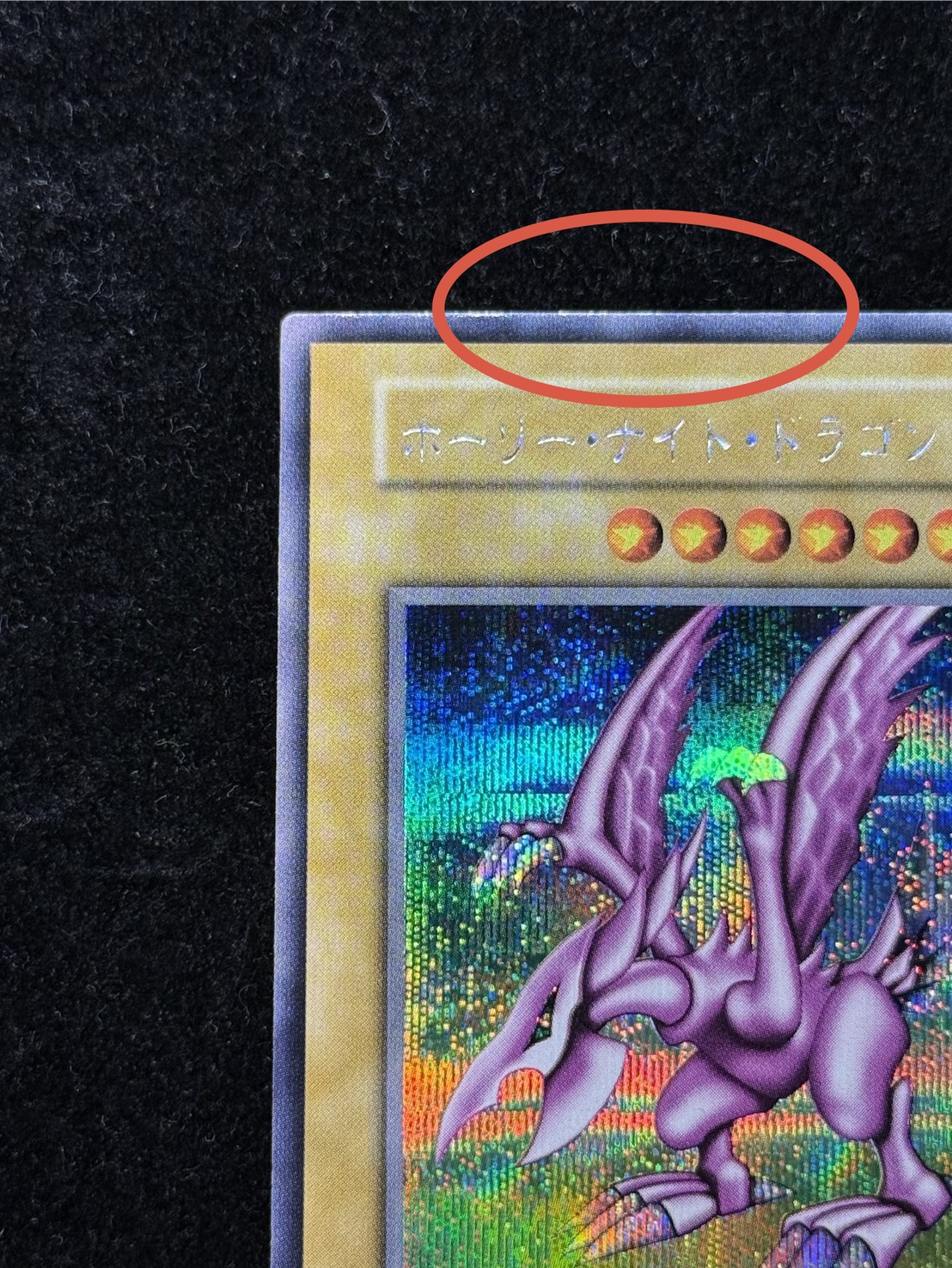 [Condition A-] Holy Knight Dragon [Secret] {Initial} 《Monster》 1枚