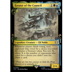 (Silver Screen FOIL) (Showcase Slot) Erestor of the Council 《English》 [LTC] 1枚
