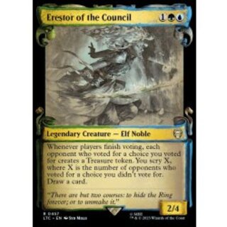 (Silver Screen FOIL) (Showcase Slot) Erestor of the Council 《English》 [LTC] 1枚