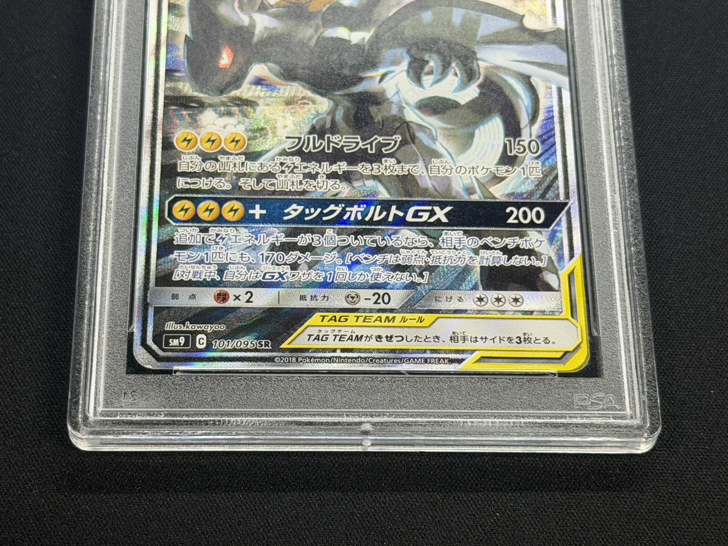 [*Condition: Poor / PSA 10 Certified] Pikachu & Zekrom GX (SA) [SR] {101/095} 1枚