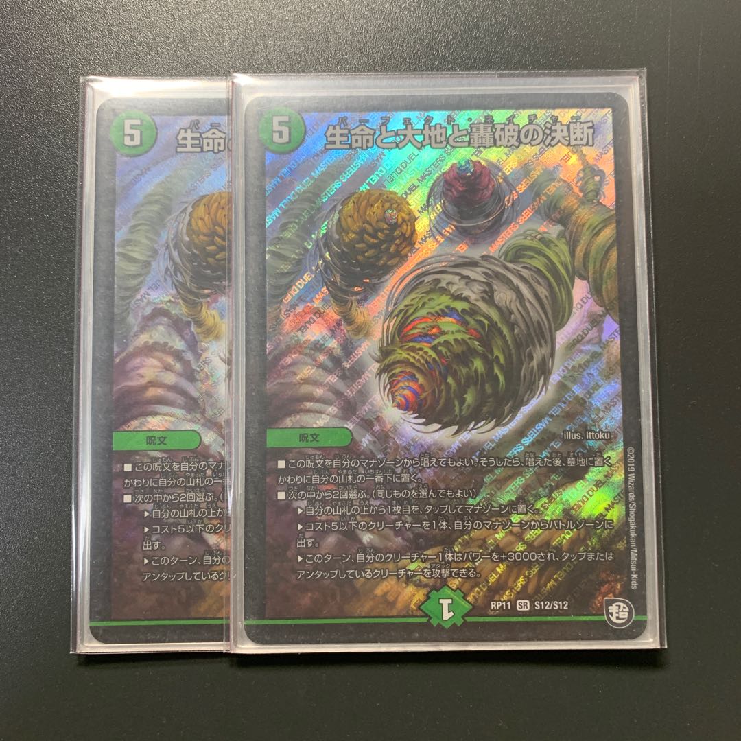 生命と大地と轟破の決断2枚