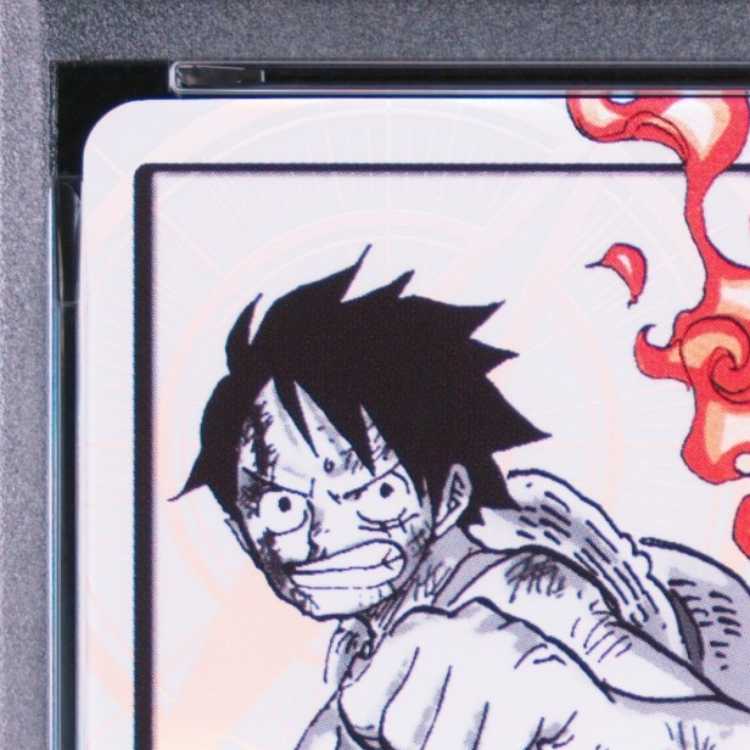[PSA10] Luffy & Ace (Parallel/Black-and-White Version) P-L ST30-001 1枚