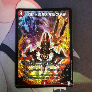 瞬閃と疾駆と双撃の決断