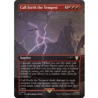 (FOIL) (Full Art) Call Forth the Tempest 《English》 [LTC] 1枚