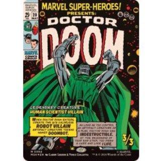 (FOIL) (Full Art) (0394) Doctor Doom 《English》 [MSH] 1枚