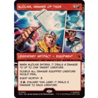 (Full Art) (0303) Thor's Hammer, Mjolnir / Mjolnir, Hammer of Thor (English) [MSH] 1枚