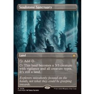 [EX+] (Mana FOIL) Soulstone Sanctuary (English) [FDN] 1枚