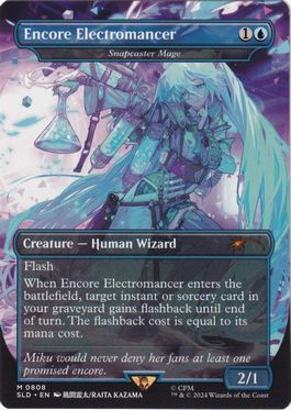 [EX+](FOIL)(0808) Encore Electromancer // Snapcaster Mage《English》【SLD】 1枚