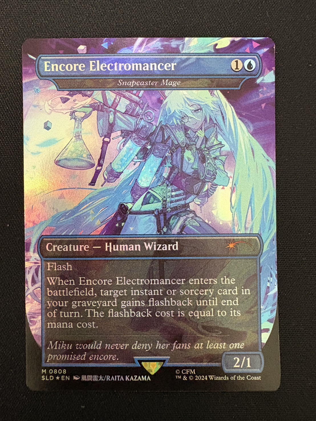 [EX+](FOIL)(0808) Encore Electromancer // Snapcaster Mage《English》【SLD】 1枚