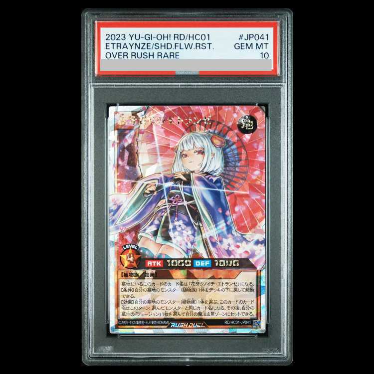 [PSA10] The Stranger Who Seals the Flower Fang—Overrush Rare RD/HC01-JP041 1枚