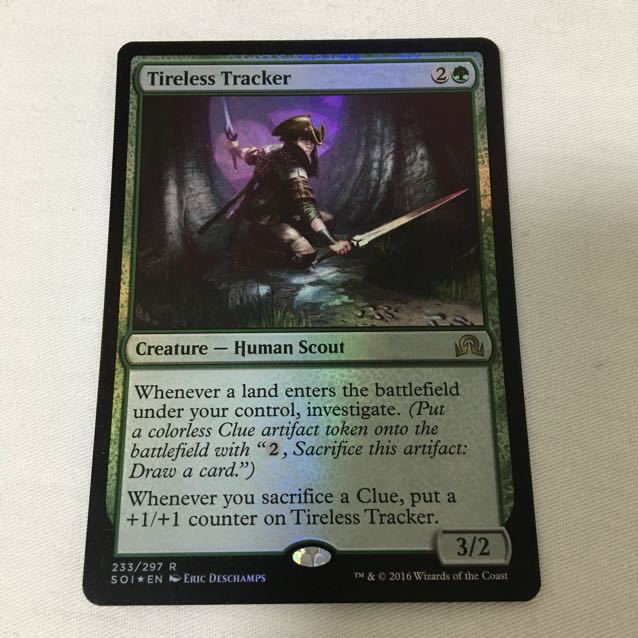 不屈の追跡者 英FOIL1枚