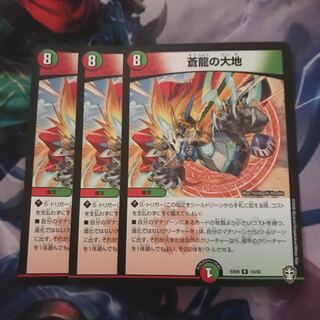 専用　蒼龍の大地　3枚