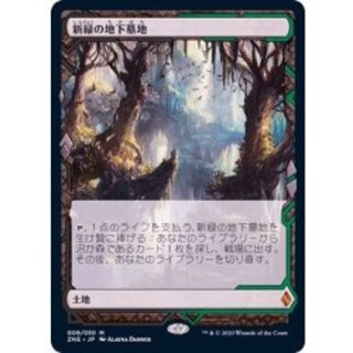 (FOIL) (Full Art) Verdant Catacombs/Verdant Catacombs 《Japanese》 [ZNE] 1枚