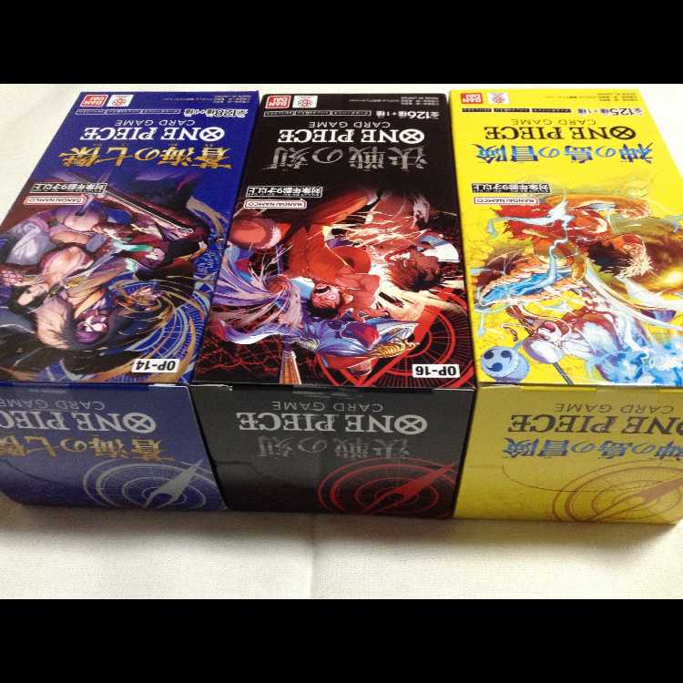 3-Box Set with Tape: Adventures on God's Island / The Hour of Decision / The Seven Heroes of the Blue Sea - One Piece Cards 3BOX