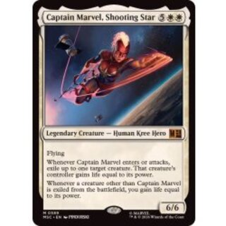 [EX+] (FOIL) Shooting Star, Captain Marvel, Bianca / Captain Marvel, Shooting Star (English) [MSC] 1枚