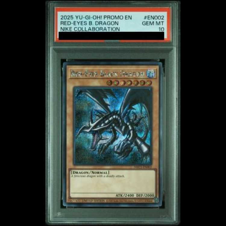 [PSA10] Red-Eyes Black Dragon (English Version/Nike Logo) [Secret] {NKC1-EN002} 1枚