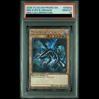 [PSA10] Red-Eyes Black Dragon (English Version/Nike Logo) [Secret] {NKC1-EN002} 1枚