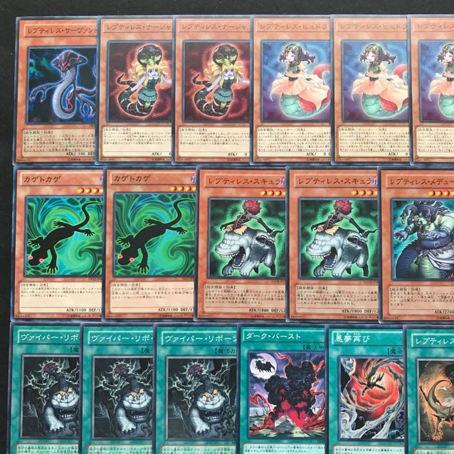 レプティレスデッキ 遊戯王 215 成金ゴブリン 死者蘇生 墓地墓地の恨み